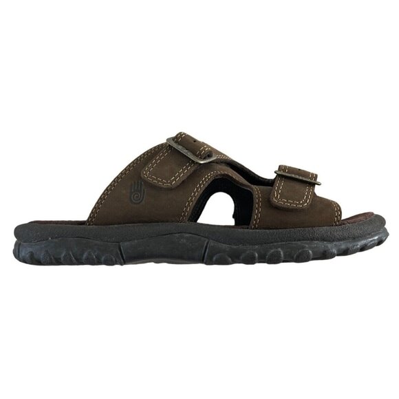 Teva Alexandra Sandal Brown Leather Open Toe Buckle Detail Comfort Womens Size 6 - Picture 3 of 9